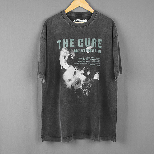 TheCure治疗乐队摇滚纯棉短袖