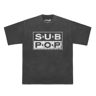 Sub T恤 Pop西雅图垃圾摇滚传奇音乐厂牌涅槃水洗复古做旧纯棉短袖