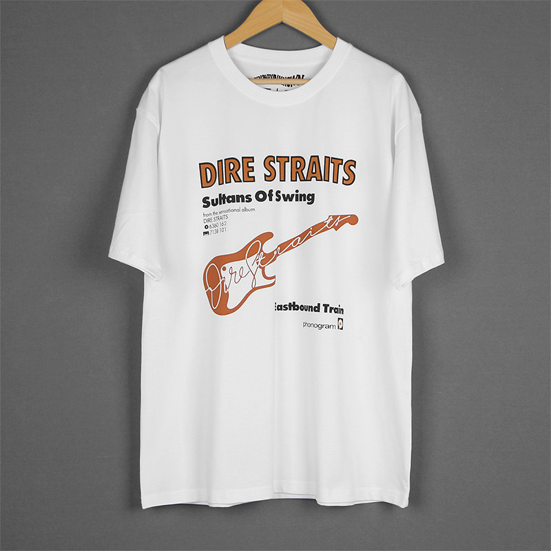 DireStraits恐怖海峡摇滚短袖T