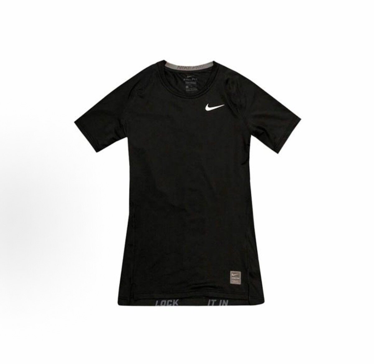 Nike/耐克男子PRO篮球运动训练健身速干透气短袖紧身衣933317-010