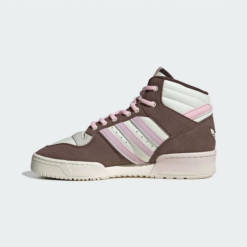 adidas阿迪达斯三叶草2024冬新款女鞋RIVALRY高帮板鞋篮球JH9605