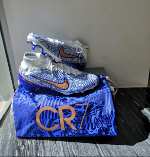 耐克刺客15 Superfly Elite CR7青花瓷真草FG足球鞋DQ5293-182