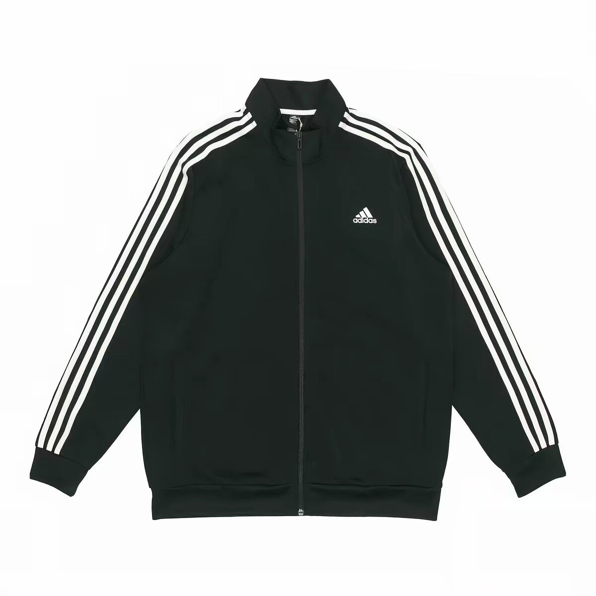 adidas ESSENTIALS M 3s条纹运动立领飞行员夹克 秋季 男女H46099