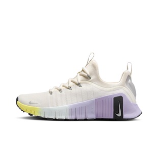 Nike耐克Free Metcon6女子白紫综合训练健身运动跑步鞋HJ6214-001