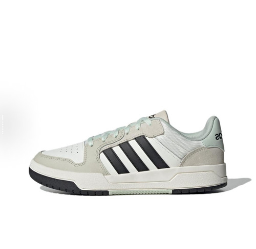 adidas neo D-PAD男女同款复古运动板鞋休闲鞋轻便舒适灰色JI2546