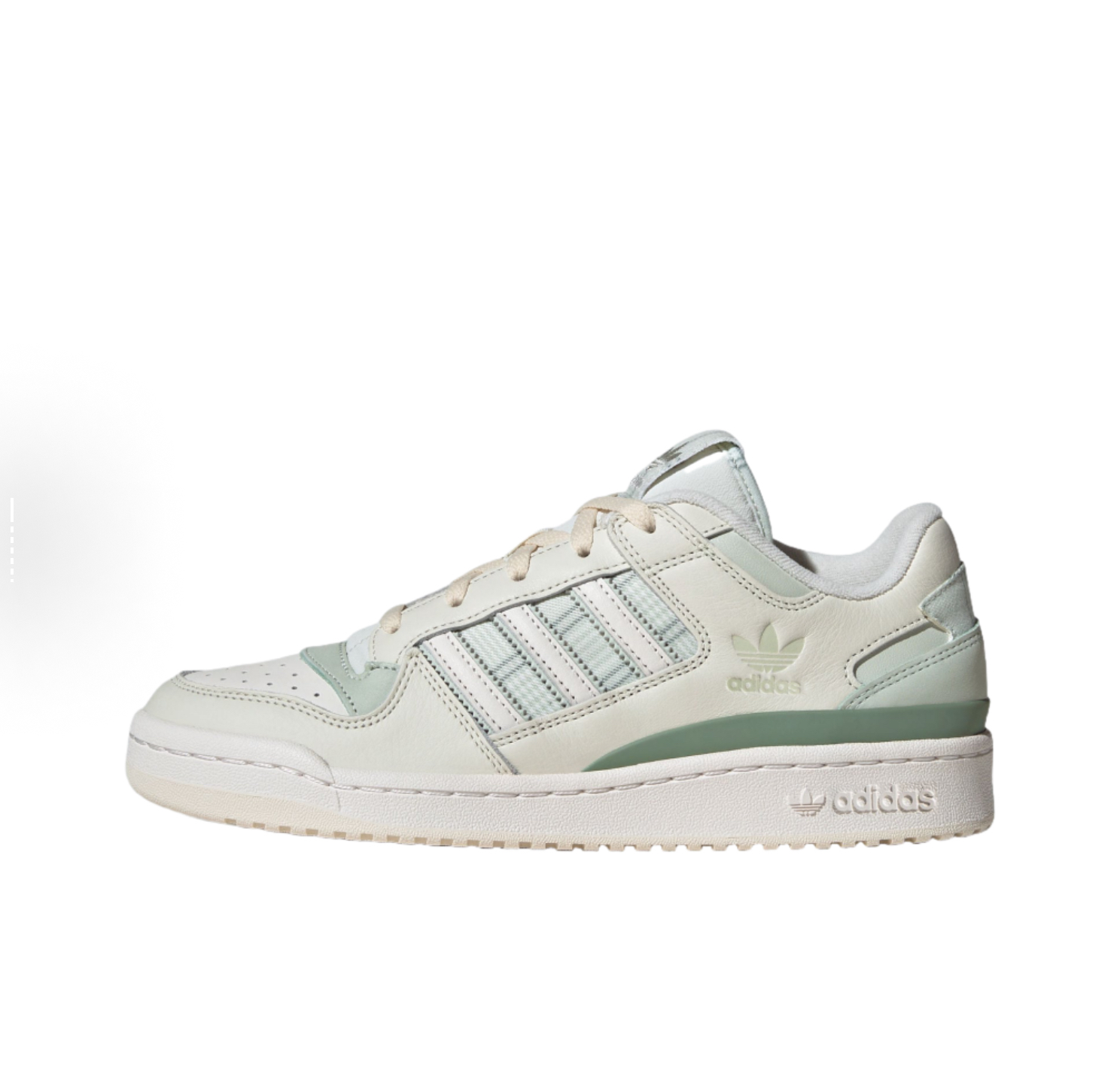 Adidas阿迪达斯 Forum Low 白绿复古休闲低帮防滑板鞋 JH9597