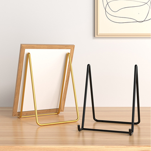 相框支架照片相册固定背拖摆台支撑架桌面摆放落地置物架免钉挂架