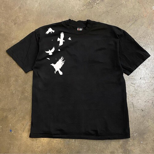 美潮复古重磅纯棉宽松短袖T恤