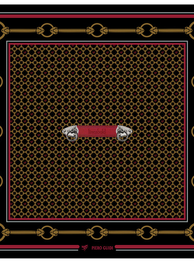 反季特价 外贸意大利PIERO GUIDI丝羊毛老花马戏团大方巾披肩围巾