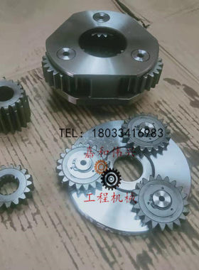 挖掘机配件神钢SK55 60 70 75-8 回转 齿轮 牙箱 一级 二级 总成