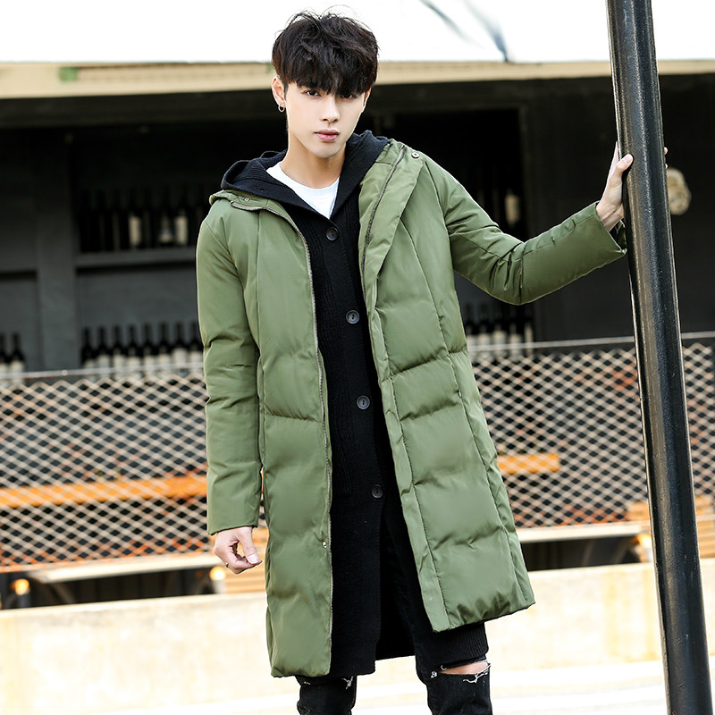 中长款棉衣男士1243外套韩版棉袄学生冬装加厚棉服M7187-P80,男装棉衣,电商A128