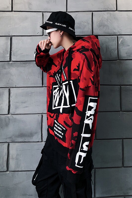小潮新品秋冬男卫衣大货已到迷彩卫衣W99-P40,男装夹克,电商A128