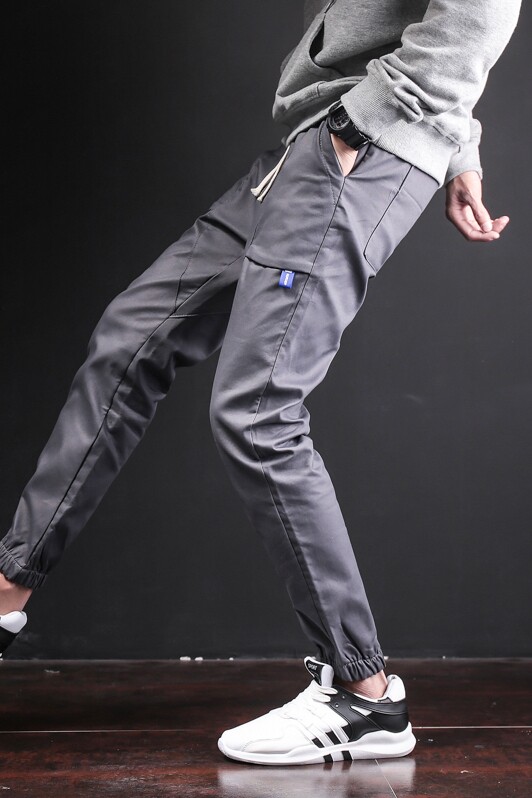 秋冬新款加绒加厚日系大码男士运动休闲裤加绒K816-P35,男装休闲裤,电商A128