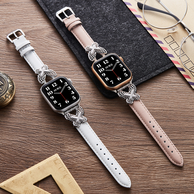 创意趣味设计感真皮表带ins女款