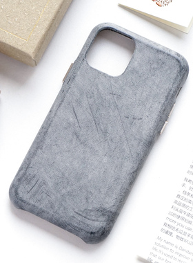 物致WUZHI®适用iPhone11pro真皮手机壳皮套xsmax意大利牛皮男