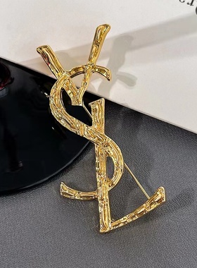 小香风VSL胸针高档女百搭气质奢华简约百搭精致别针衣服胸花配饰