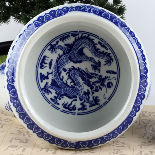 光祖陶瓷青花瓷毛笔笔洗