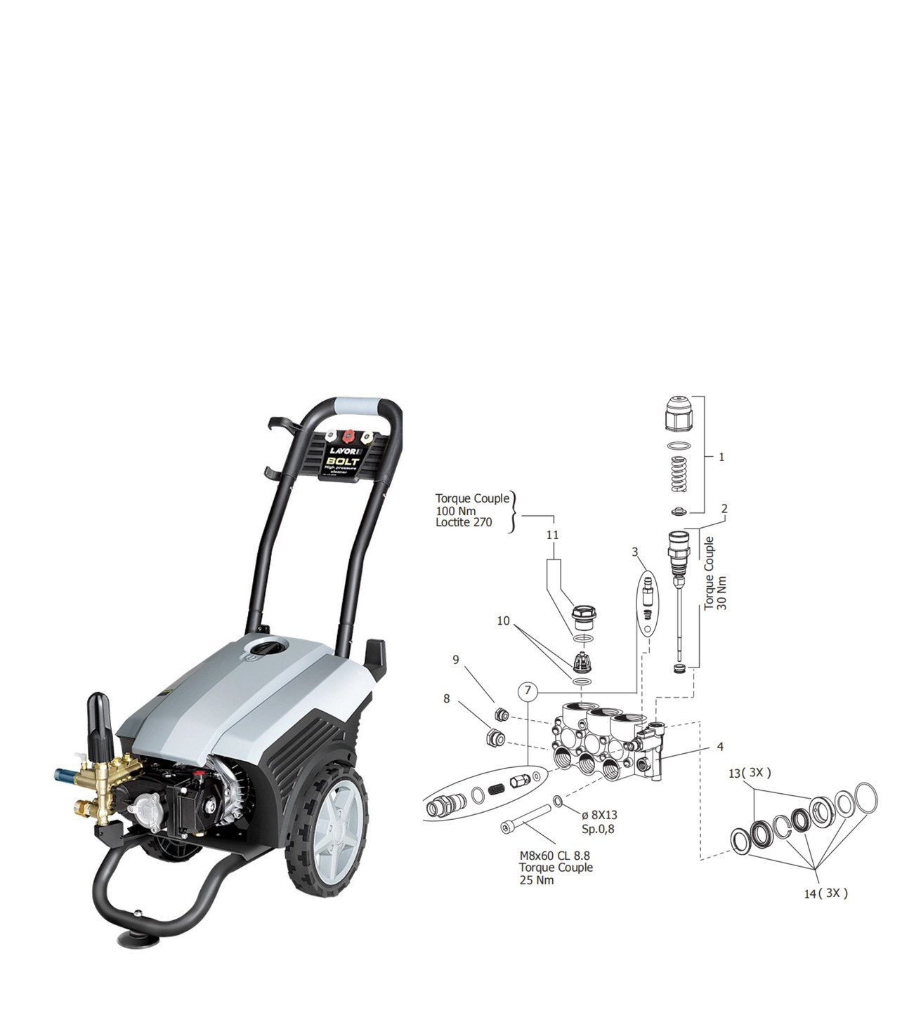 新客减拉瓦洗车机配件易损件配件调压阀保压阀水封