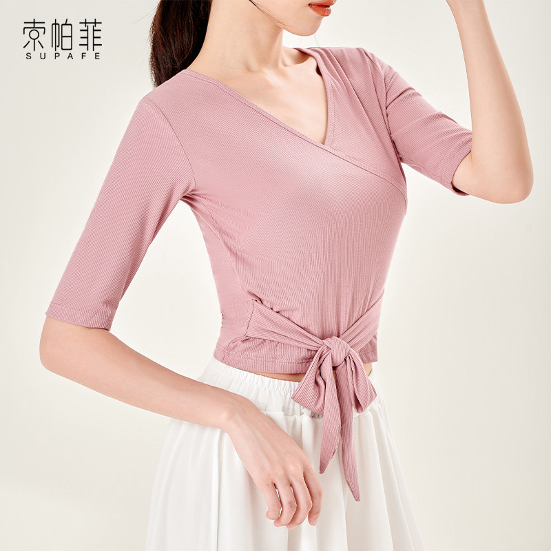 【5折福利款】拉丁舞服女成人上衣舞蹈练功服民族拉丁古典短袖|msdalam kategori sukan/Yoga/kecergasan/bekalan peminat, Dance/Aerobik/Gymnastics, tarian Latin, Baju Tarian Latin - dari Buy2taobao.com untuk memberikan perkhidmatan ejen Taobao profesional membeli