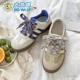 男女童板鞋 大黄蜂复古拼色德训鞋 儿童春秋四季