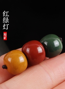 原矿阿拉善玛瑙红绿灯老形桶珠金刚星月菩提猴头文玩多宝手串配饰