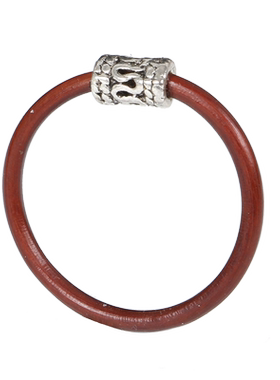 情侣复古风森系鸡血藤戒指