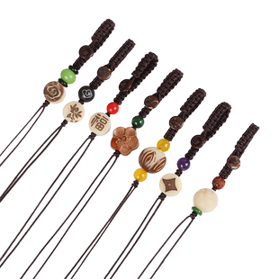 手工编织钥匙链绳子平结带扣线包包挂件半成品DIY饰品配件挂链圈