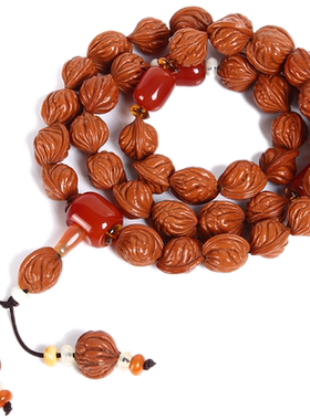 雕刻佛牌吊坠金刚星月菩提手串