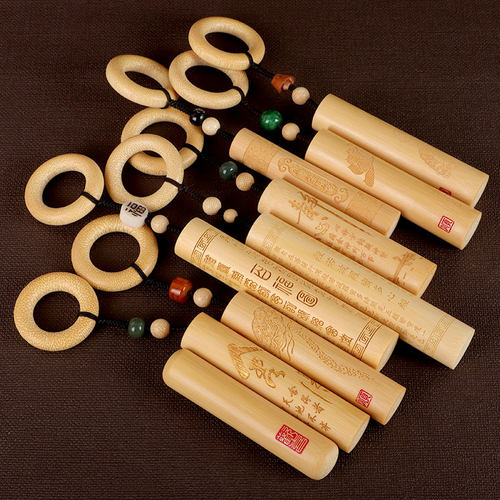 实心玉竹文玩男把玩实心竹