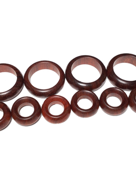 血檀散珠挂绳指环钥匙扣圆圈吊坠