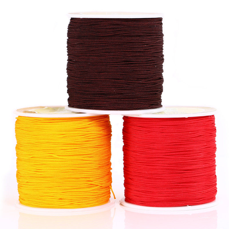 RED ROPE HAND-WOVEN LANYARD WOVEN BRACELET ROPE NECKLACE ROPE NATAL YEAR RED ROPE CHINESE KNOT WIRE 72 LINE