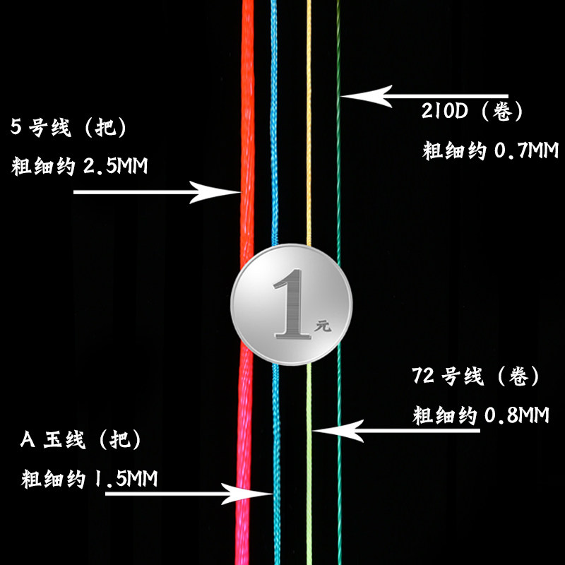 DIY FIVE-COLOR THREAD DIAMOND ROPE KNOT BRACELET ROPE BUDDHA BEADS BRAIDED LINE TIBETAN BEADED LINE HAND ROPE NECKLACE ROPE