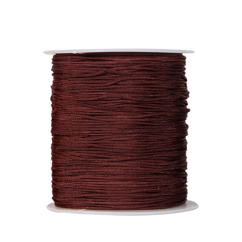 DIY HANDMADE BEADED WIRE CHINESE KNOTS WEAR BEADED THREADS JADE THREADS BRAIDED THREADS BRACELET ROPES JADE ROPES NO ELASTIC THREADS LARGE ROLLS