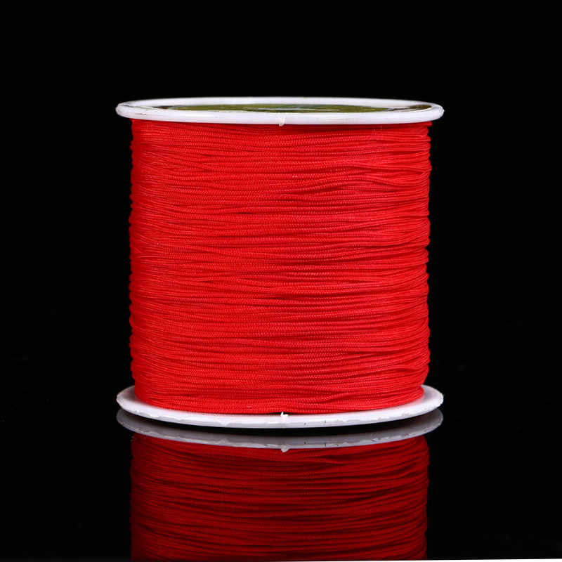 RED ROPE HAND-WOVEN LANYARD WOVEN BRACELET ROPE NECKLACE ROPE NATAL YEAR RED ROPE CHINESE KNOT WIRE 72 LINE