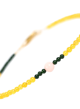 单圈水晶情侣细手链送女友