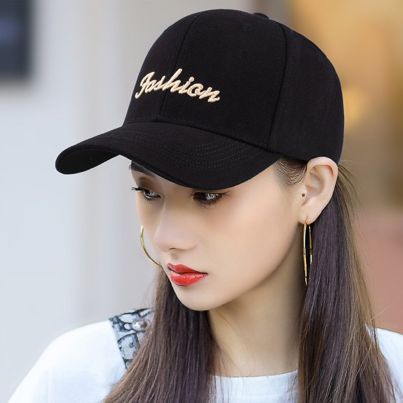 帽子女春夏季棒球帽韩版ins百搭时尚鸭舌帽遮阳遮阳帽显脸小防晒