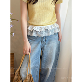 失序芭蕾风 氛围感蕾丝半身裙女春夏显瘦遮胯蓬蓬裙叠穿屁帘裙帘