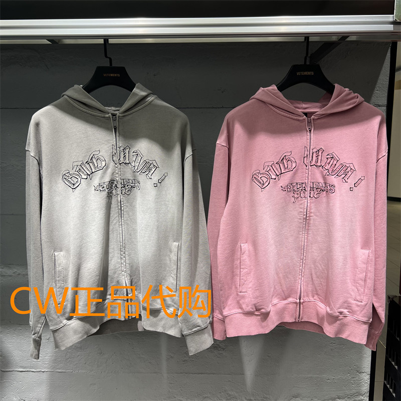 Мужской и женский свитер-кардиган 2025 года от VETEMENTS Witt Meng counter из натуральной кожи, 35122001 Изображение 1