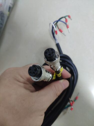 通用光电保护安全光栅传输线信号线屏蔽线单端双端五孔三孔