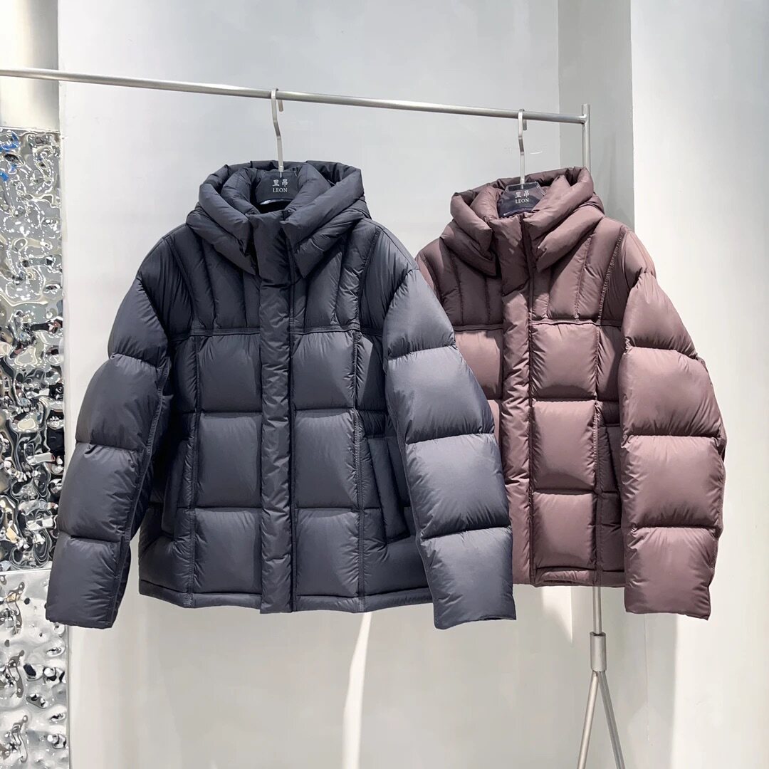 2025新款90绒泡芙羽绒服男款冬季高级感加厚高充绒量袄子潮牌外套