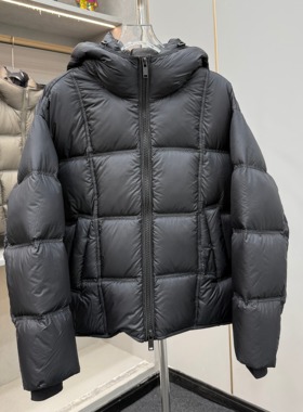 2025新款90白鸭绒羽绒服男款冬季高级感加厚高充绒量袄子短款潮牌