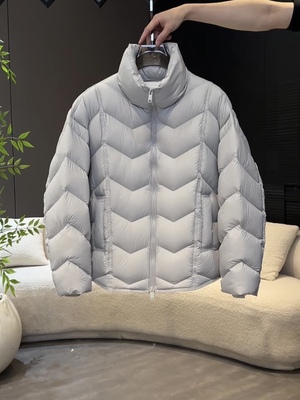 2025新款羽绒服男款冬季高级感加厚高充绒量袄子短款潮牌帅气外套