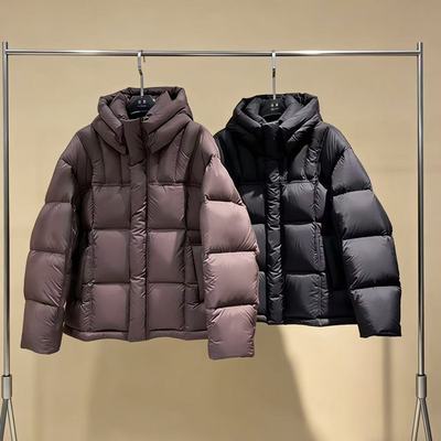 2025新款羽绒服男款冬季高级感加厚高充绒量袄子短款潮牌帅气外套