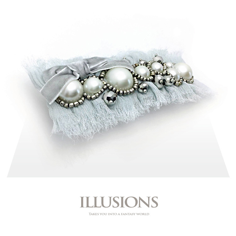 illusions [Ripple] crystal Pearl Hairpin Haze Real silk mulberry silk Refinement Retro Hairdressingin the Accessories/Fashion Jewelry, Hair Accessories  category - from Buy2taobao.com to provide professional Taobao agent buy service