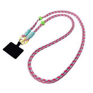 手机挂绳斜挎可背可调节长款防掉高级结实耐用手机壳钥匙扣水杯工牌黑色固定卡片防丢绳时尚男女挂脖挂链