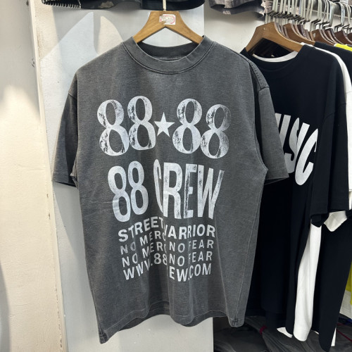 夏季潮牌fgss男士宽松oversize重磅复古嘻哈小领口嘻哈短袖T恤
