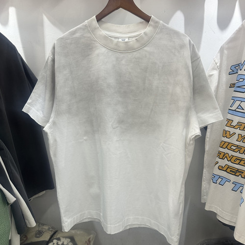 原创潮牌fgss2026夏季新款复古洗水扎染做旧男女宽松休闲短袖T恤