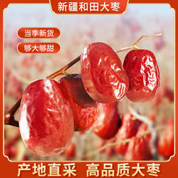 新疆特产大红枣新货骏枣一级枣孕妇零食非无核和田玉枣官方旗舰店
