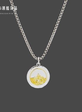 日照金山项链男女小众设计高级感