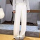 软软裤 MY6227 休闲长裤 含真丝·羊绒 极简通勤全松紧腰直筒裤